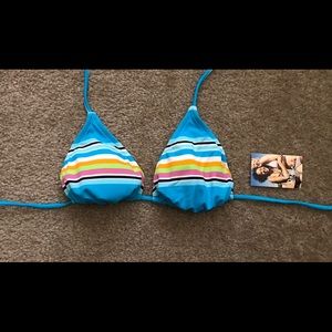 NWT Raisins Triangle Bikini Top - L